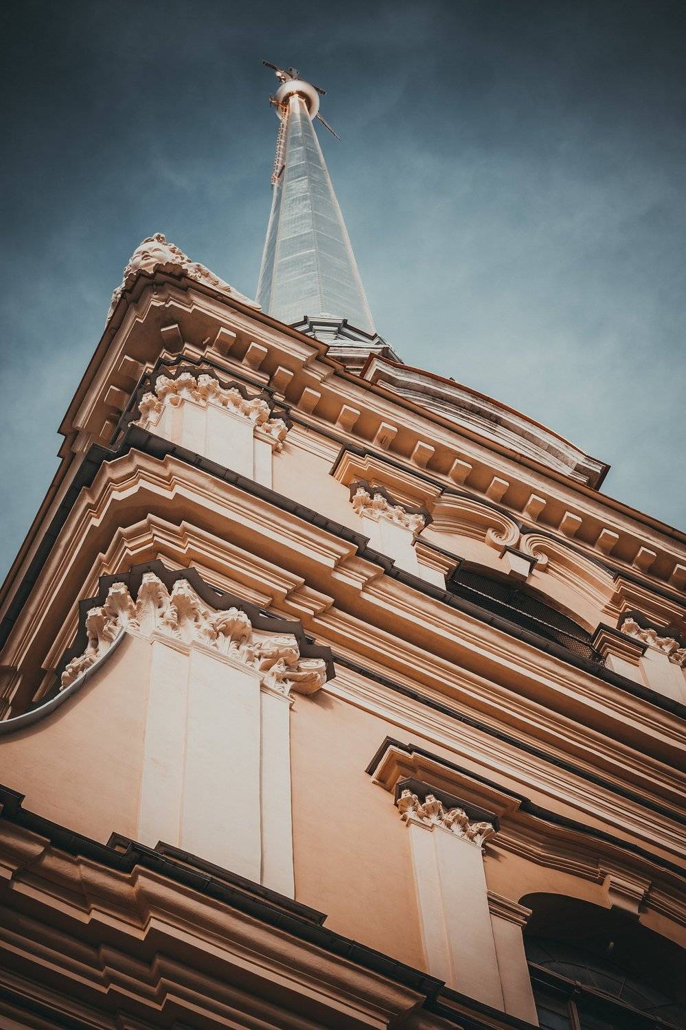 крепость, небо, шпиль, Vladimir Kedrov