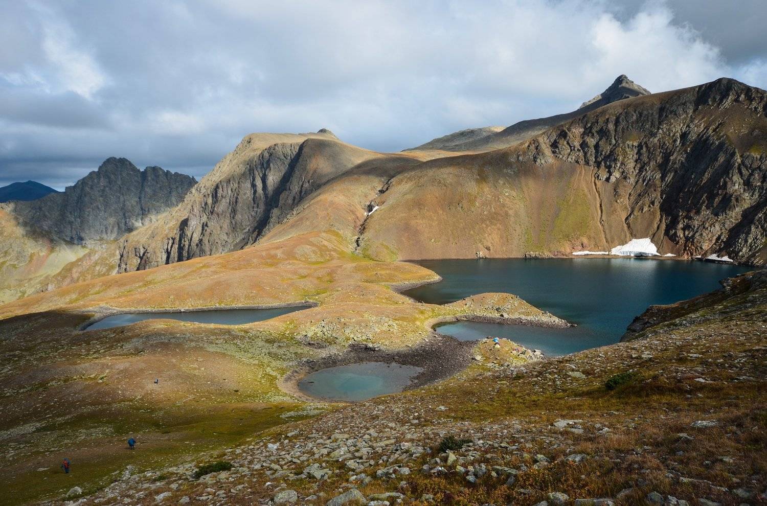 горы, горное озеро, перевал, Елена Шевченко
