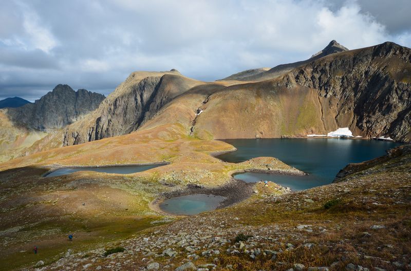 горы, горное озеро, перевал Перевальное фото превью