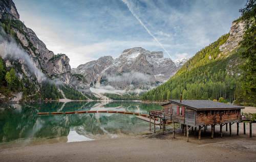 Октябрь на озере Брайес..