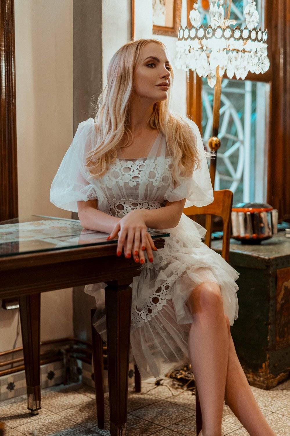 portrait, fashion, Blonde, girl, , Mutlu ANAS