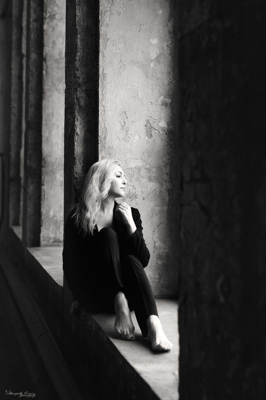 портрет, женщина, студия  фото превью