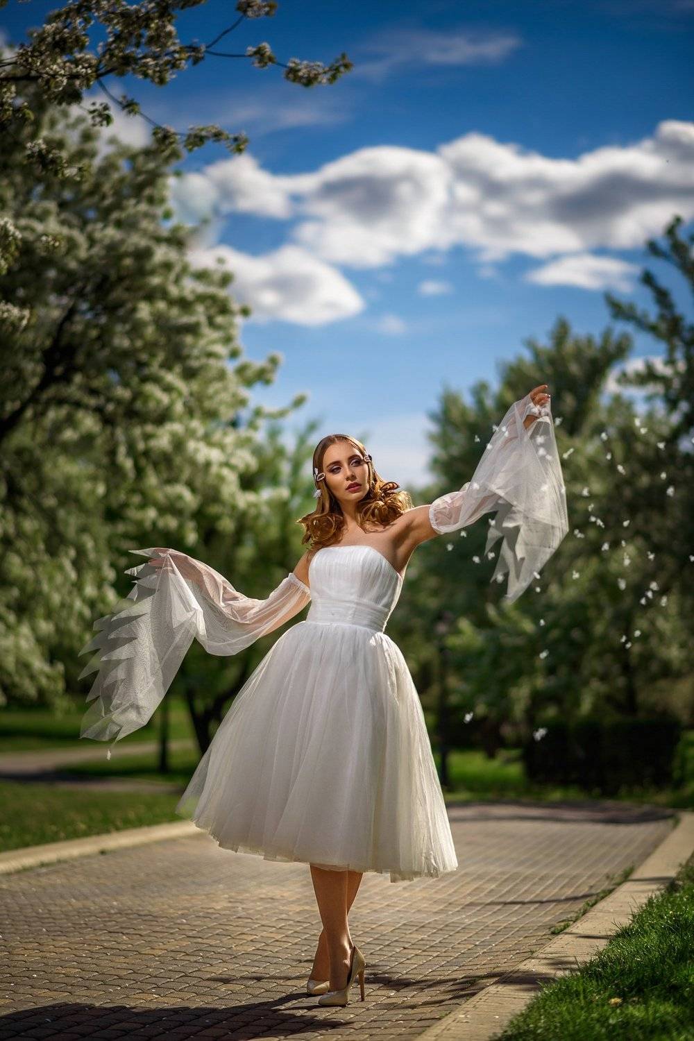 portrait girl  white model dmitrymedved, Дмитрий Медведь