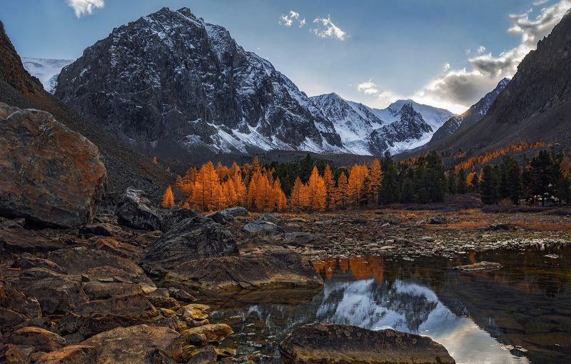 Осенний вечер на Актру... фото превью
