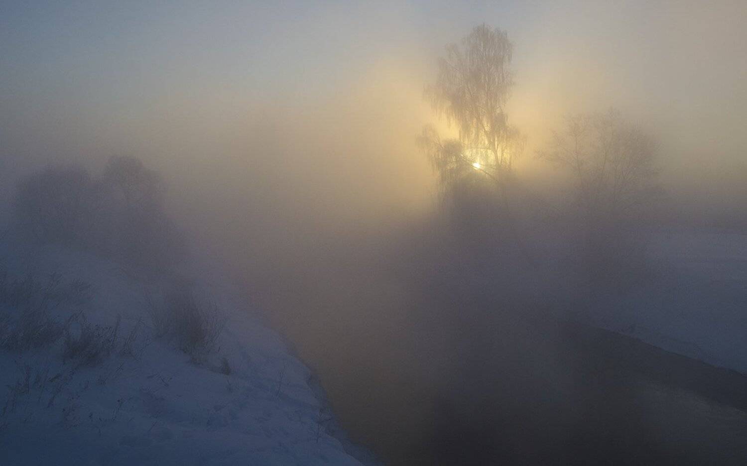 зима, утро, истра, Михаил Агеев