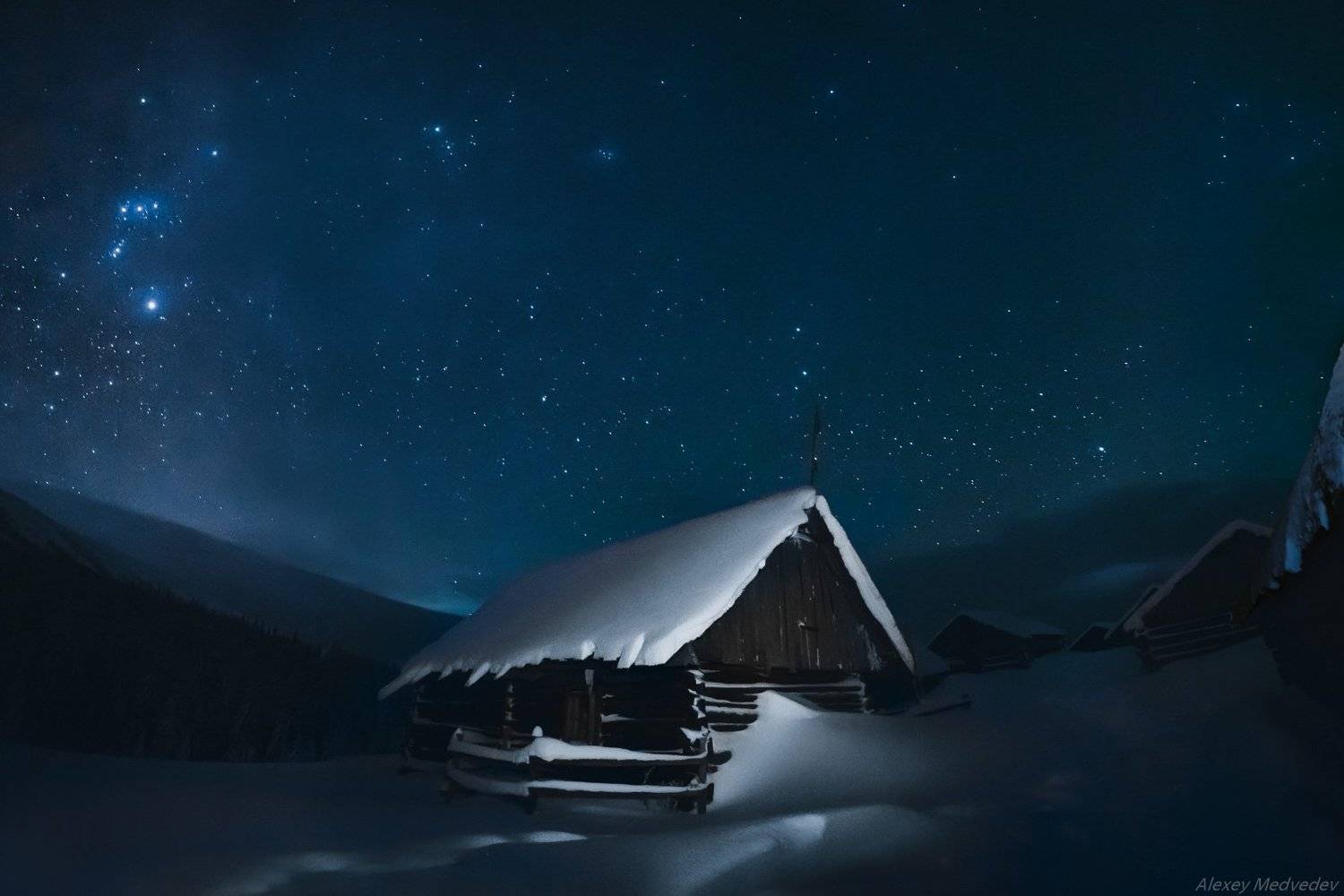  	гори, зима, Карпати, Свидовець, Carpathians, колиби, Svidovets, tatul, татул, грунь, татульський	, Алексей Медведев