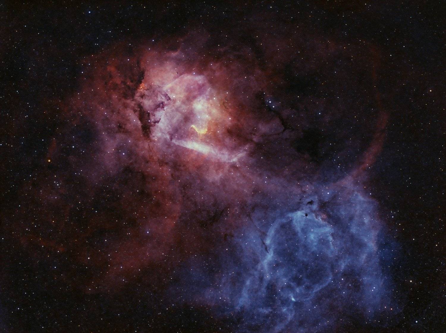 Lion Nebula, Nikon 600mmF4, NEQ6, Chroma filters, Asi1600mm, PI+PS., Jarkko J&auml;rvinen