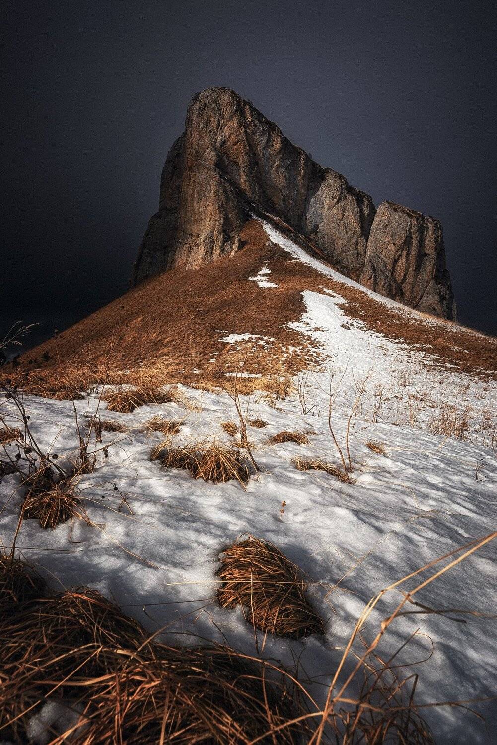 landscape, nature, scenery, travel, outdoor, mountain, peaks, clouds, nikon, поход, зима, тучи, Сергей Лукашенко