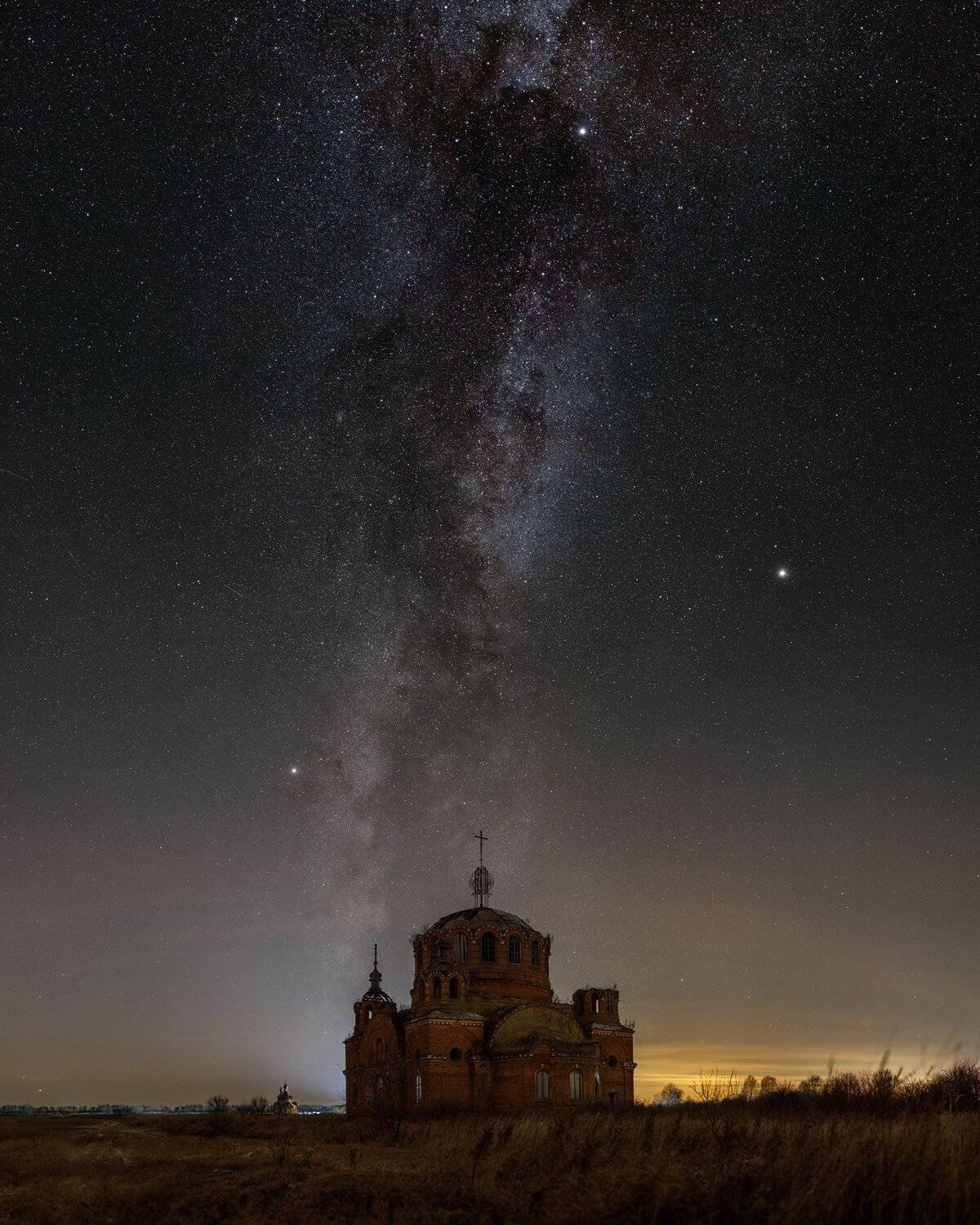 пейзаж, ночь, млечный путь, Сергей Сергеев