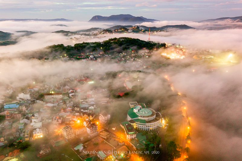 Fog, Cityscape Da Lat 2020 фото превью