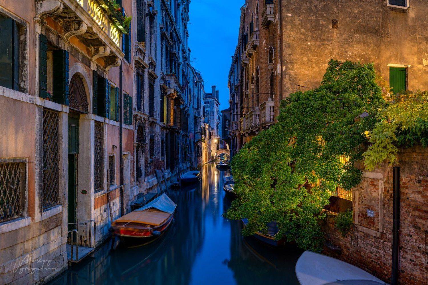 venice, veneto, urban, evening, light, canal, boats, italy, ltalian, Алексей Вымятнин