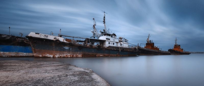 Стоянка измождённых мореходов, безвестно канувших в причудливый покой. фото превью