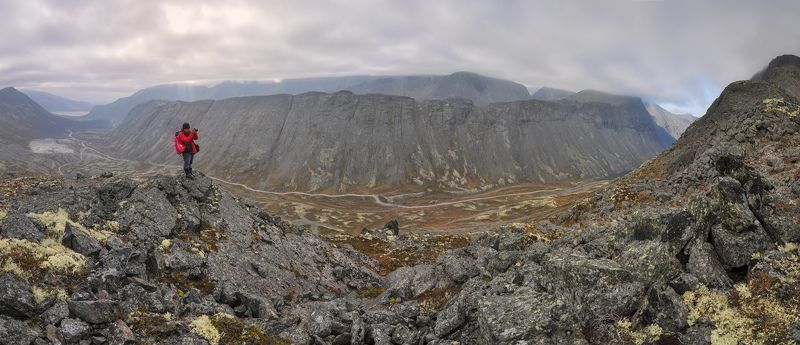 Хибинские просторы. На подъеме на Кукисвумчорр фото превью