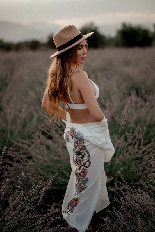 fashion, nature, girl, blonde, portrait Kate фото превью