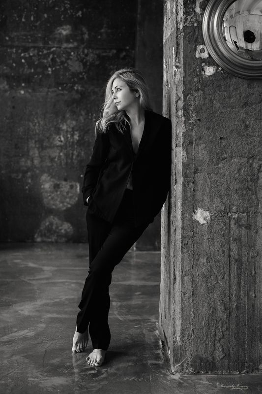 портрет, женщина, студия  фото превью