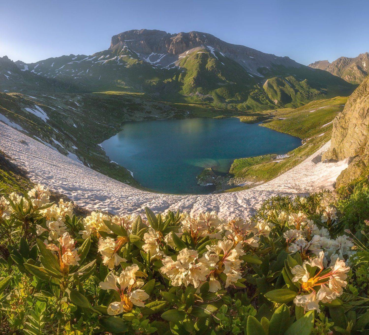 западный кавказ, загеданский хребет, загедан скала, пятиозёрье. лето, Николай Мысливцев