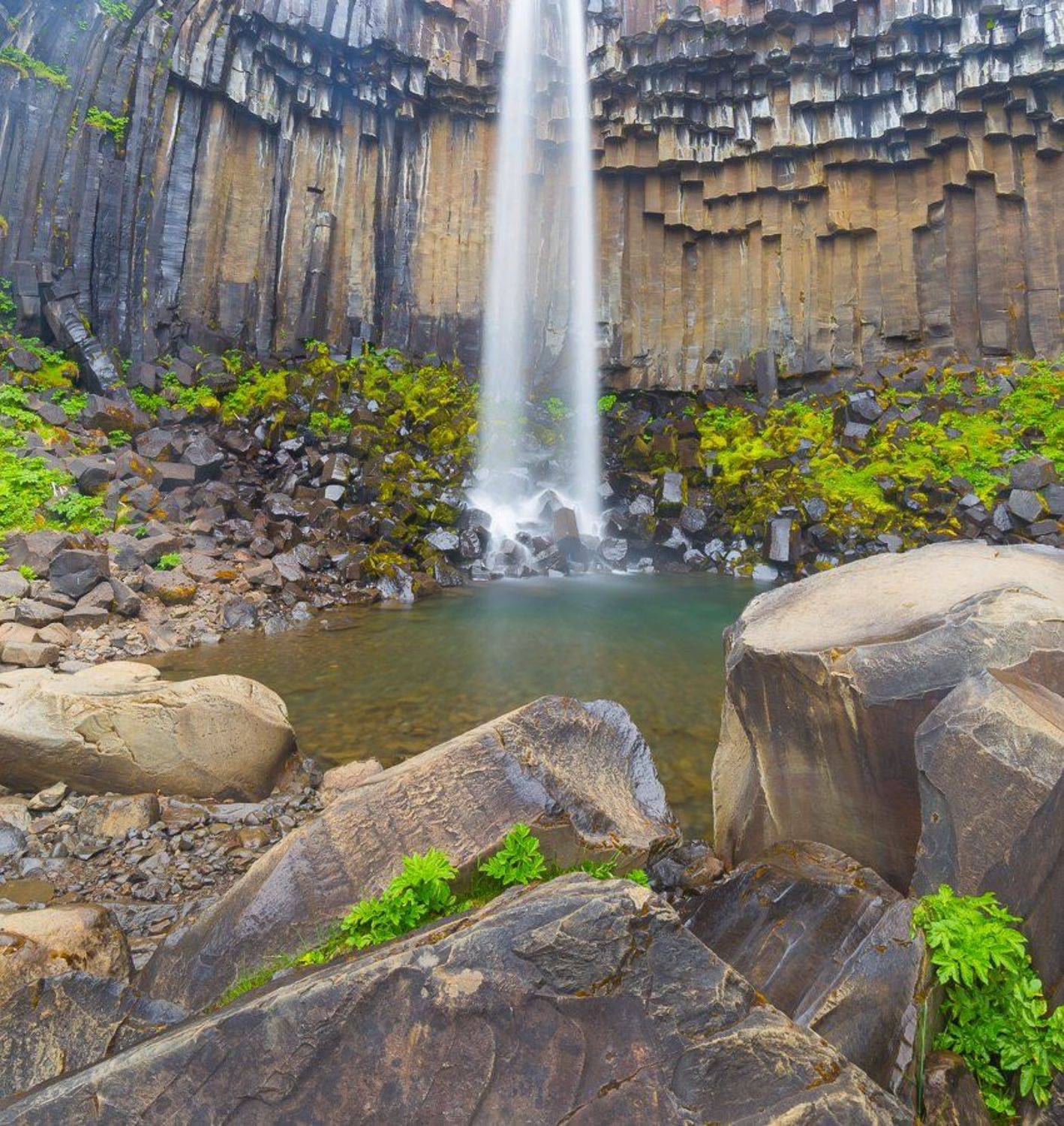 Svartifoss Waterfall. Автор: Александр Подрез , Александр Подрез