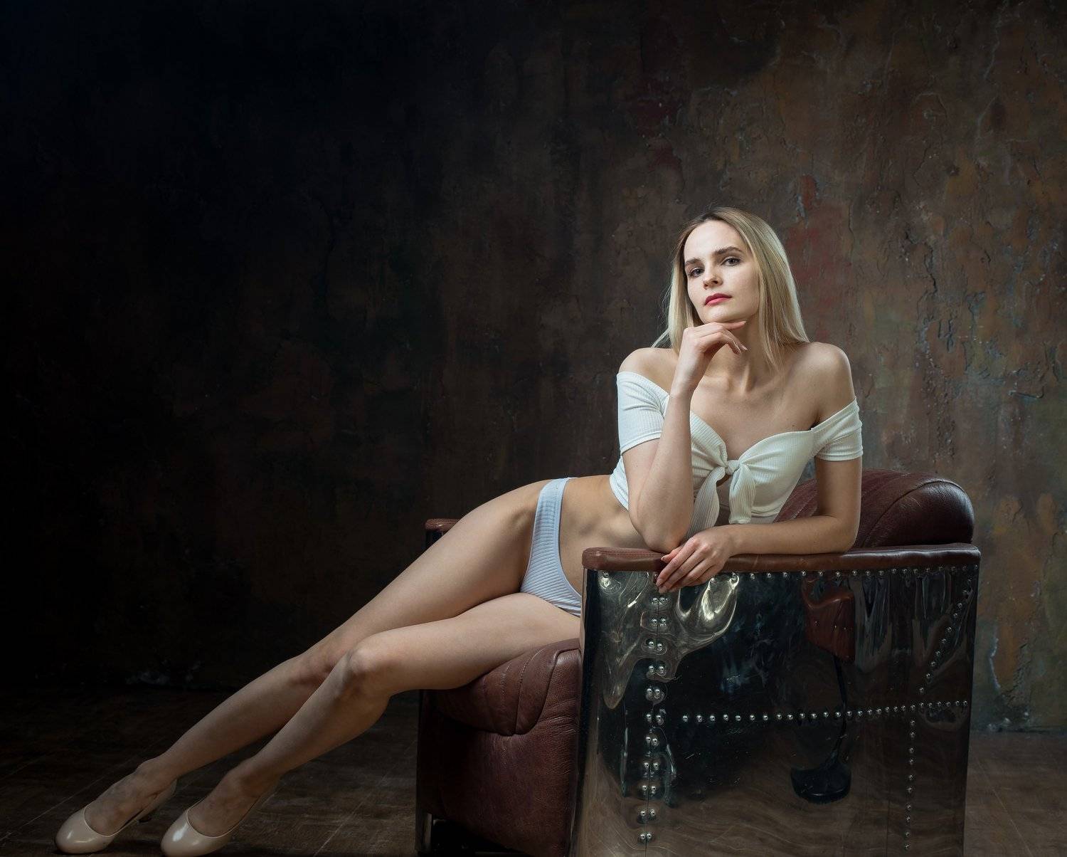 студийный портрет, красивая девушка, женский портрет, Зураб Бабаев