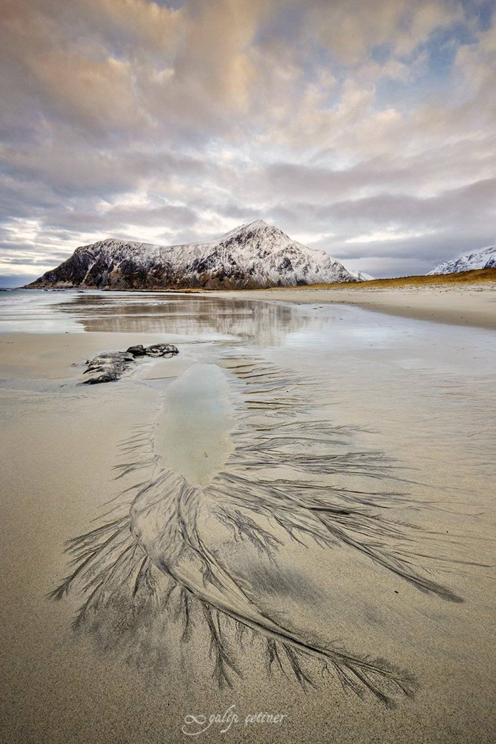 landscape, seascape, winter, beach, nature, Galip &Ccedil;etiner