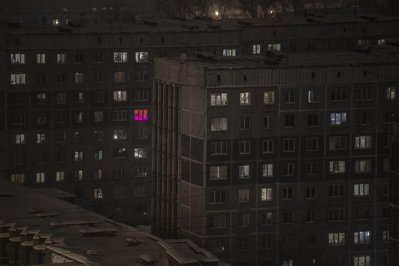 ночь город  Пиксели  фото превью