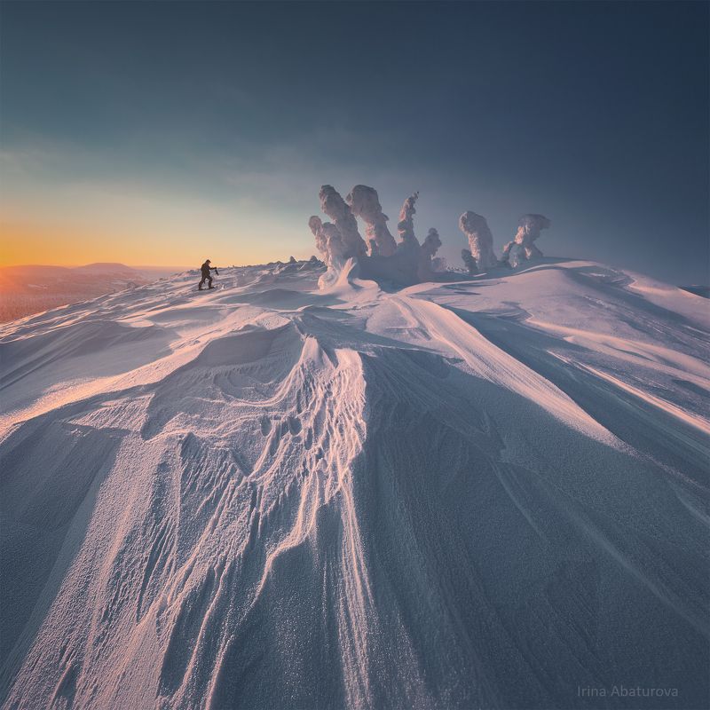 ГУХ, Урал, север, снег, мороз Стремление вверх фото превью