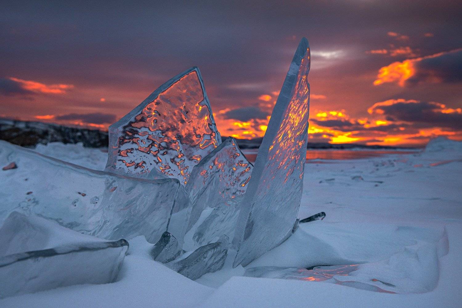 зима, лед, торос, льдинка, байкал, Алексей Чекалев