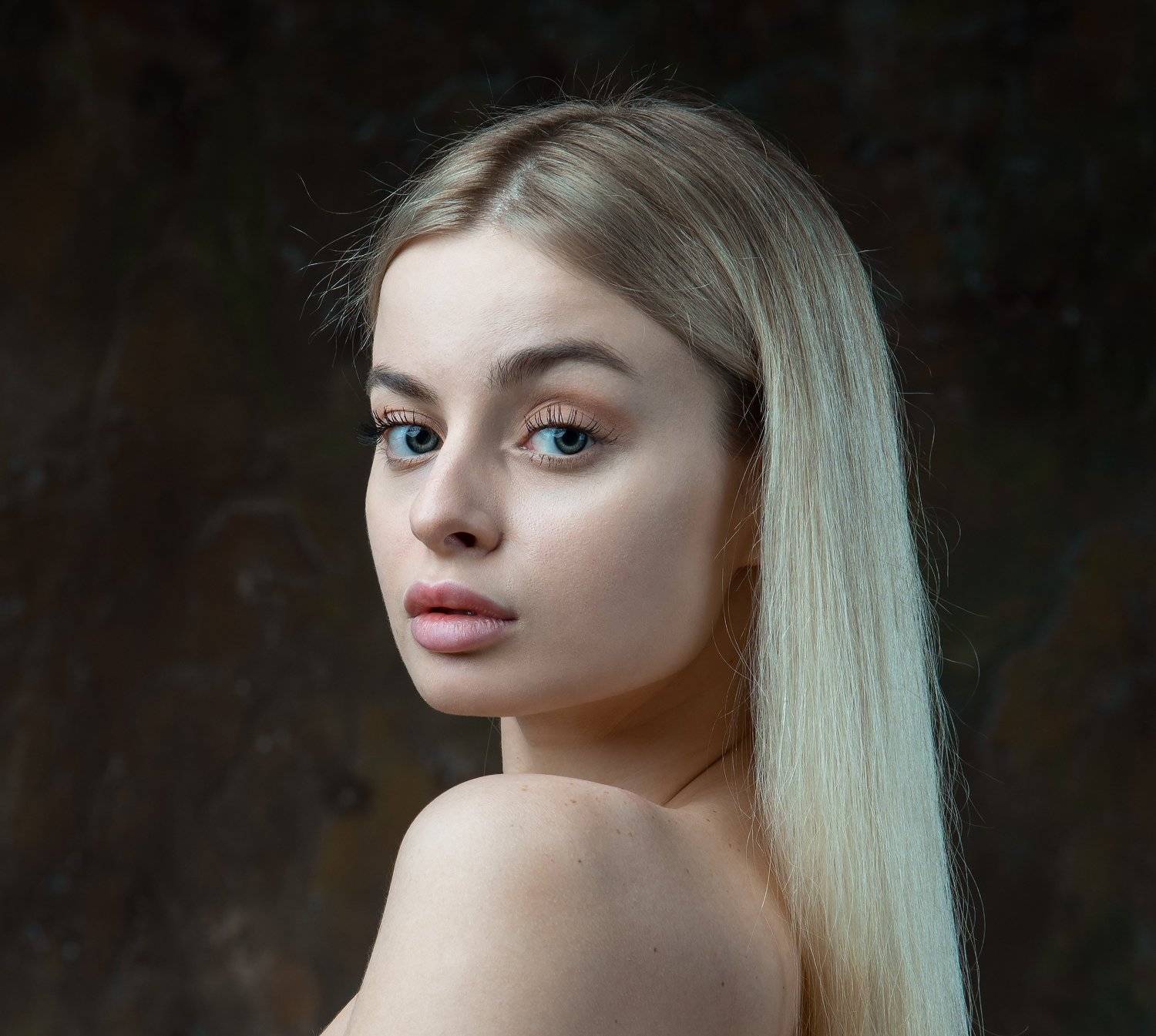 студийный портрет, красивая девушка, женский портрет, Зураб Бабаев