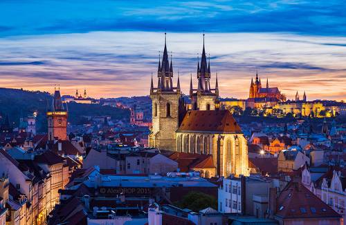 Панорама Праги