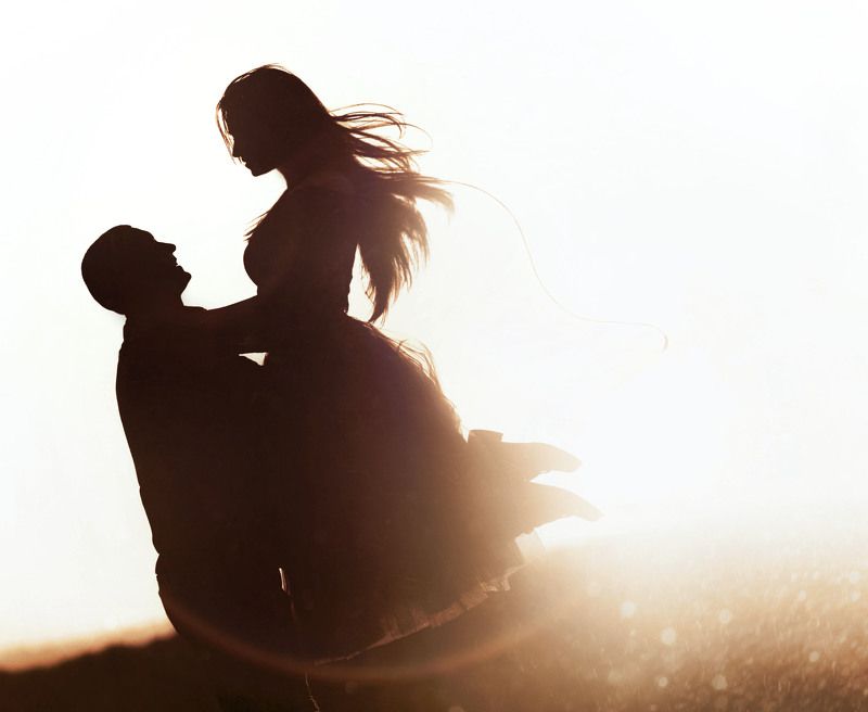 семья,закат,силуэт,мгновение Косичка на удачу фото превью