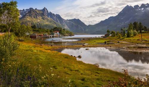 Рыбацкая деревня на Лофотенах.