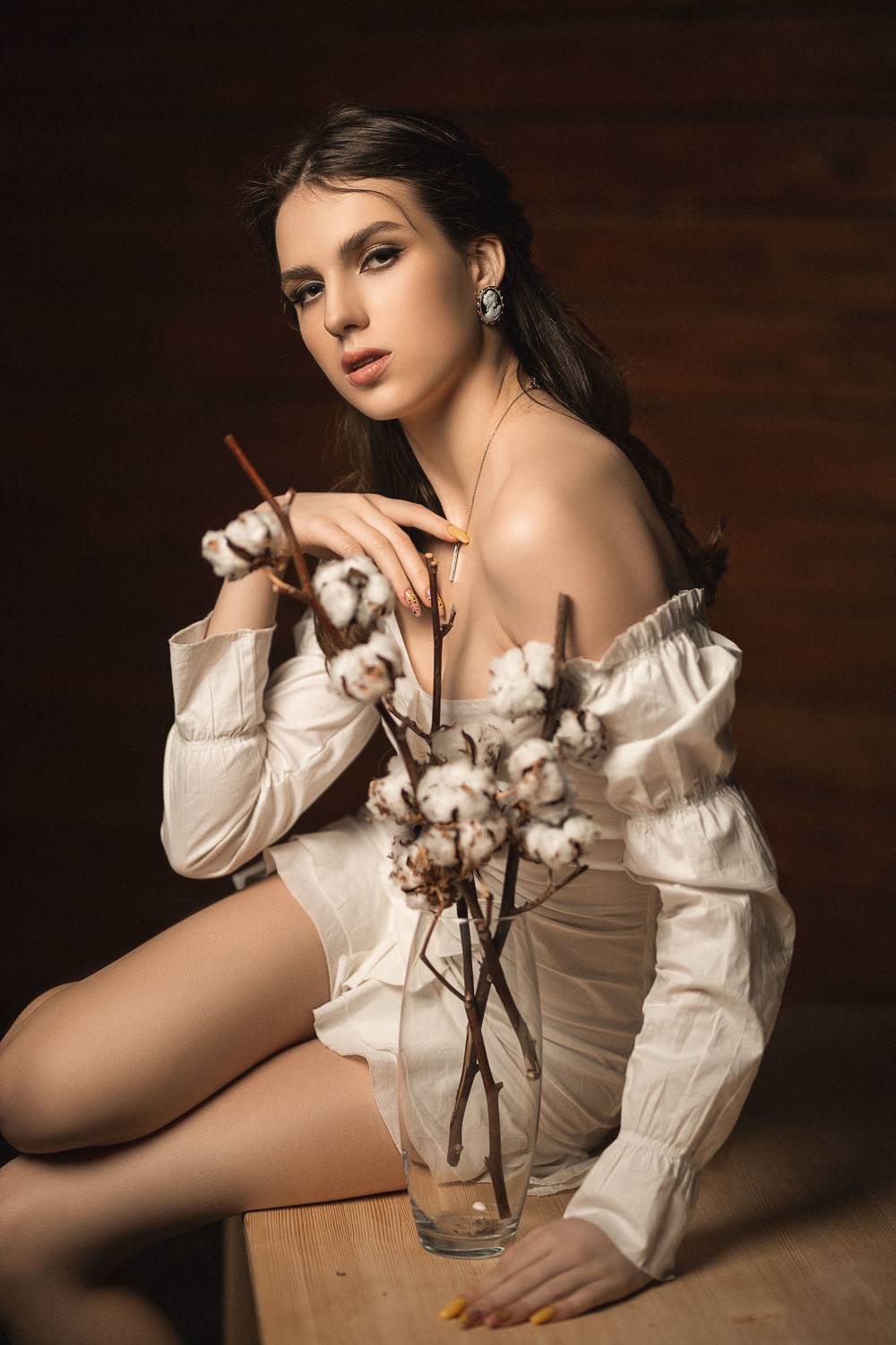 девушка, модель, портрет, фотосессия, студия, макияж, гламур, girl, model, modeling, young, portrait, make-up, творческий портрет, женский портрет, woman, young woman, glamour, постановка, постановочная фотография, fashion, Владимир Васильев