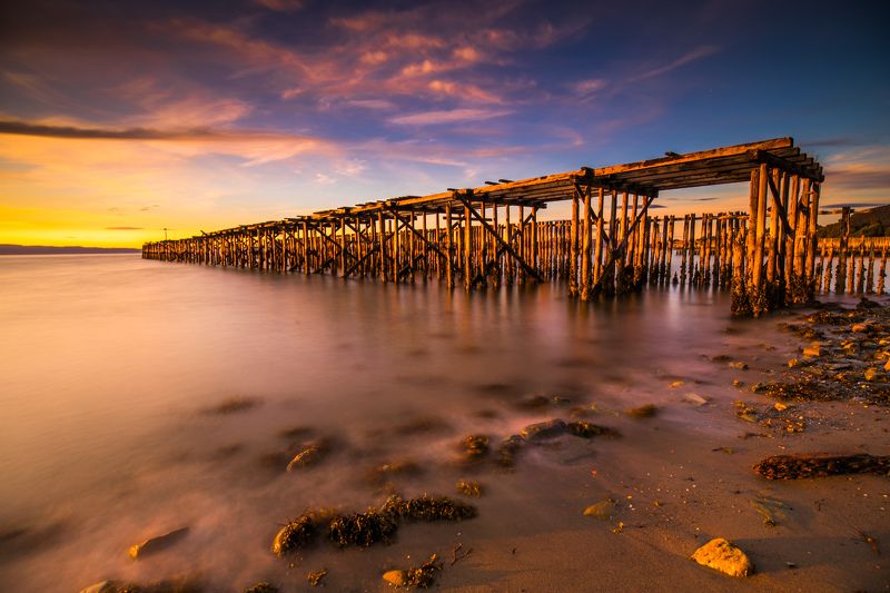 norway ,architecture,sunset,color,longexposure Bridge фото превью