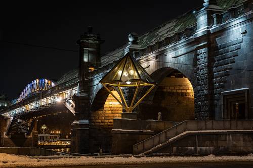 Фрагмент Пушкинского (Андреевского) моста