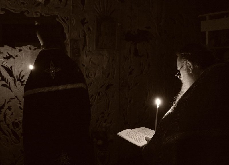 зараменье, шестопсалмие, служба, свечи Предстояние фото превью