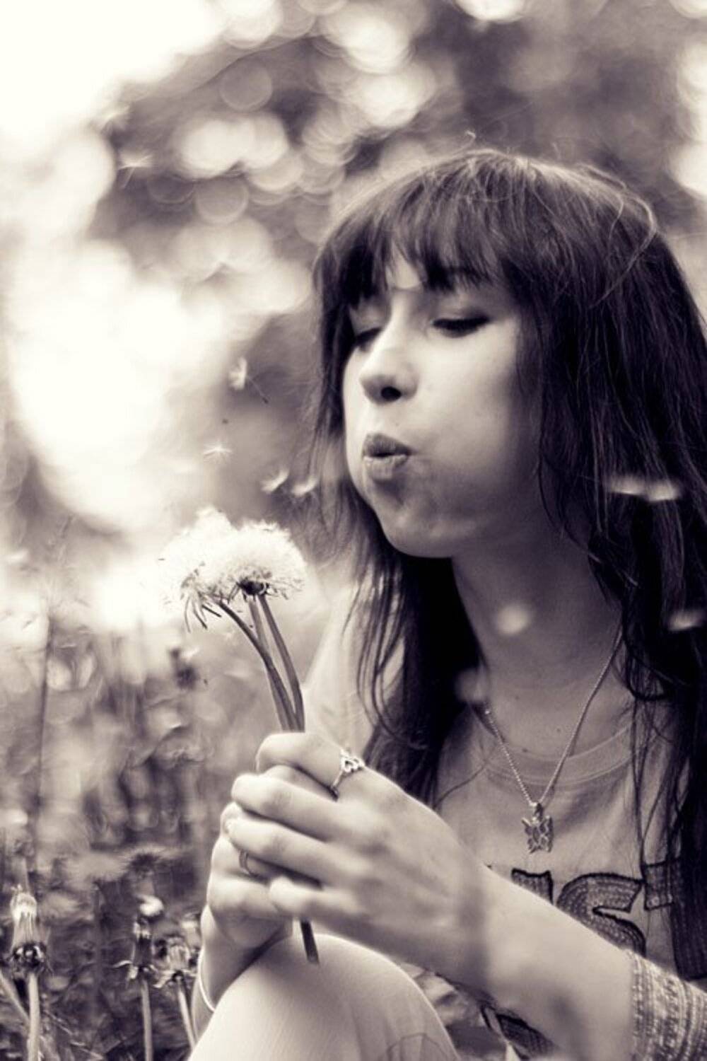 одуванчик, лето, портрет, девушка, Полина Грибанова