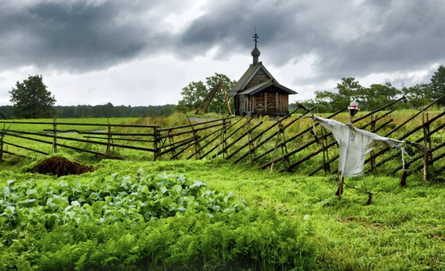 кижи,небо,зелень,трава,пугачев,церквушка,вера,пугало огородное, Евгений Пугачев.