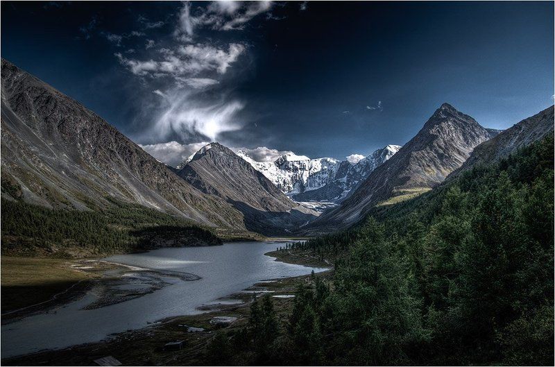 алтай, горы, озеро *** фото превью