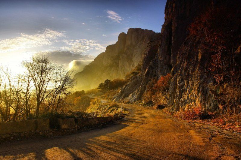 Старая дорога фото превью