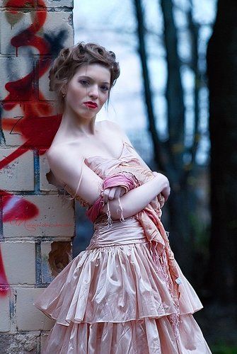 Розовый гламур в вечерних тонах