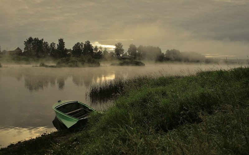 утро, туман, тишина Тихое утро фото превью