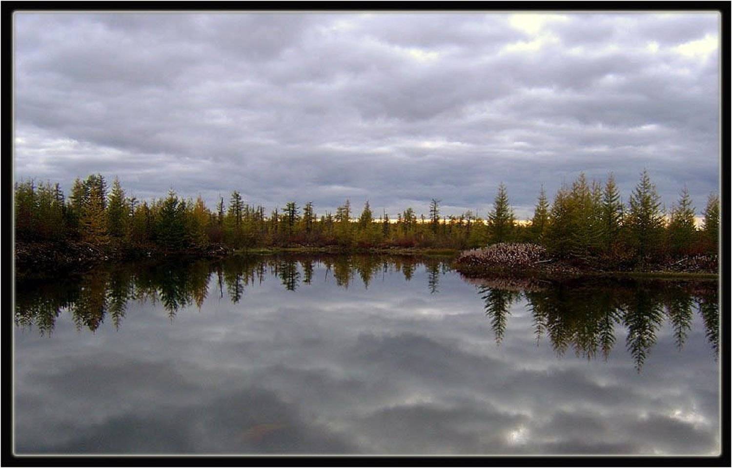 вода,вечер, Солодухин Виктор