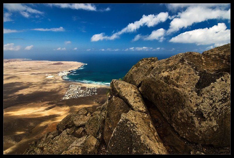 испания,канарские острова,лансароте,фамара,обрыв Над обрывом фото превью