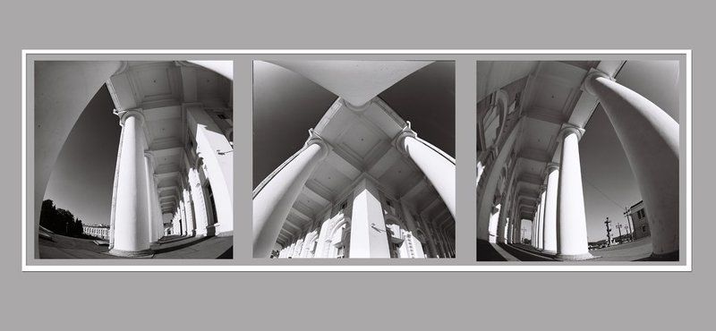 6х6,фотоплёнка,негатив, ч\\б Архитектурные искажения фото превью