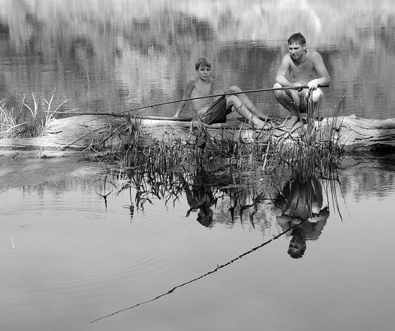 одна рыбалка на двоих... фото превью