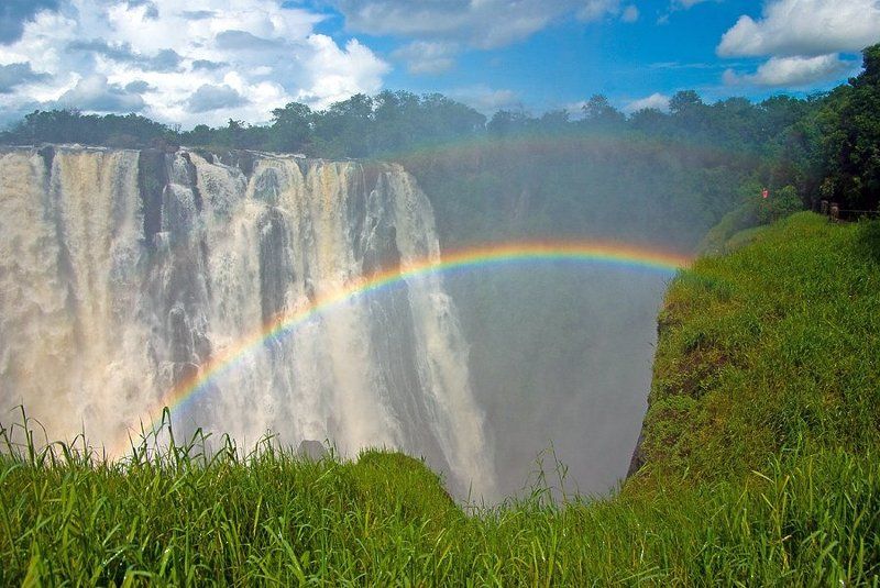 водопад, виктория, замбия Там, где всегда радуга... фото превью