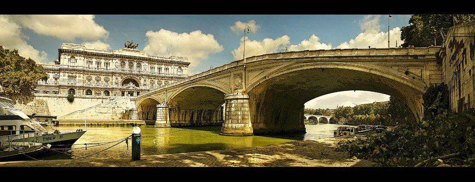 Римские каникулы. Мост через Тибр.. Автор: Singla , Singla