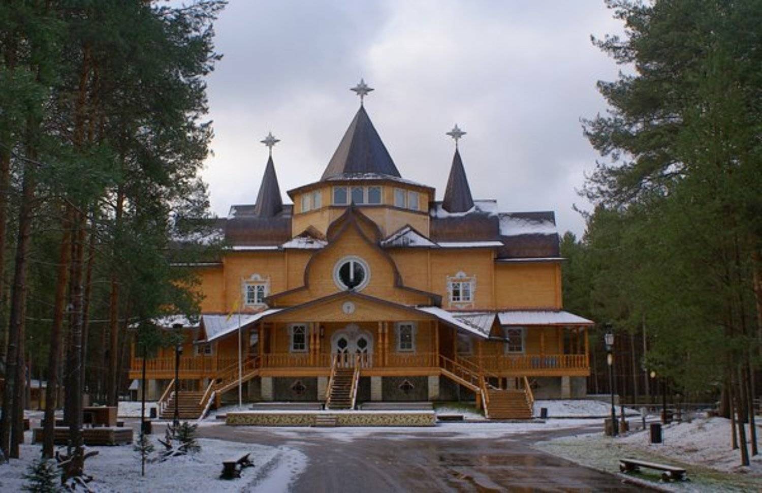 дворец, бор, поляна, Slaura