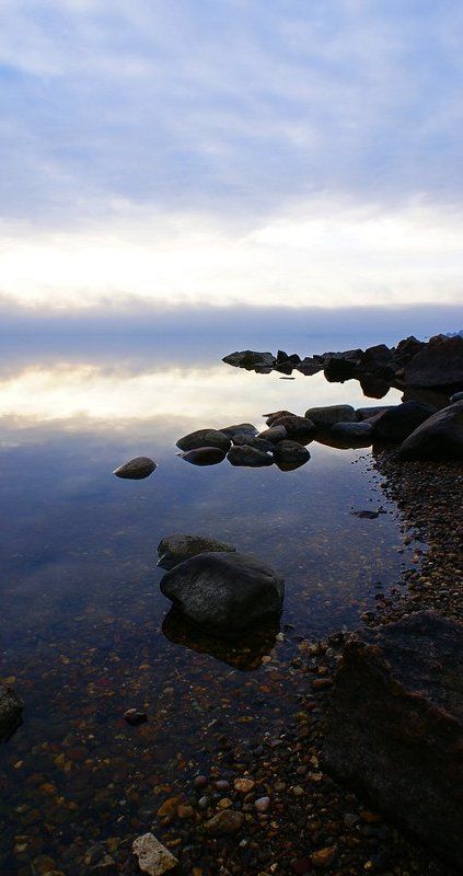 утро, камни, высоцк Утро, камни... фото превью