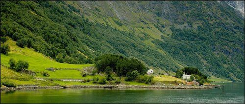 Neroyfjord. Bakka.