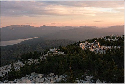 Как засыпают горы